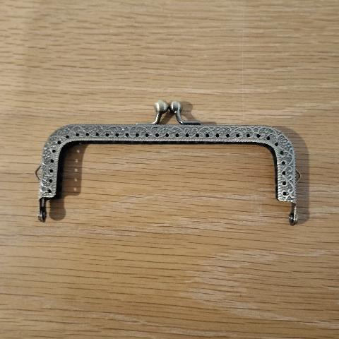 Purse Frames - Antique Brass Square