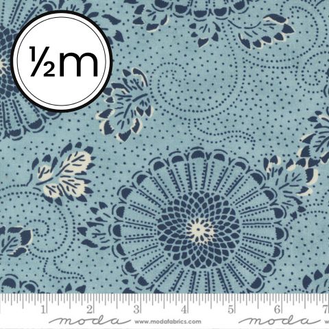 Indigo Blooming by Debbie Maddy for Moda