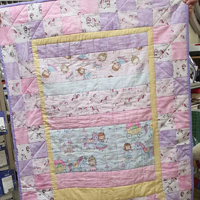 Easy First Quilt for Baby