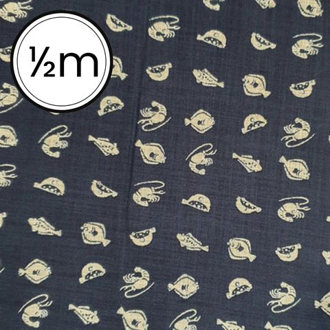 Japanese Cotton Printed Oxford by Sevenberry