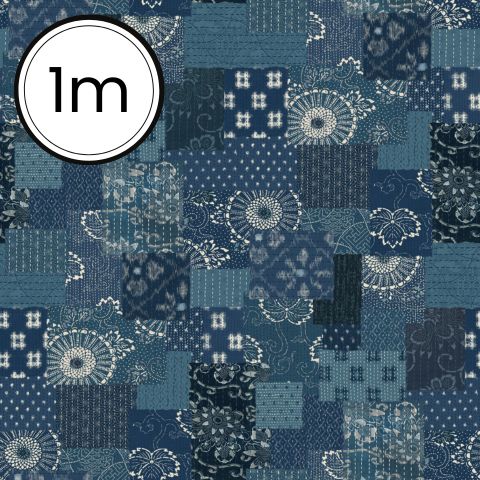 Indigo Blooming by Debbie Maddy for Moda