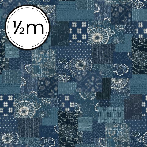 Indigo Blooming by Debbie Maddy for Moda