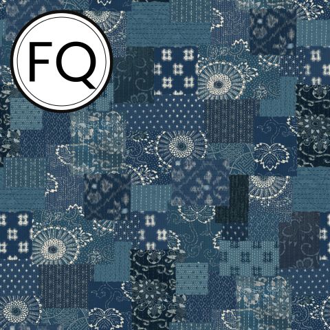 Indigo Blooming by Debbie Maddy for Moda