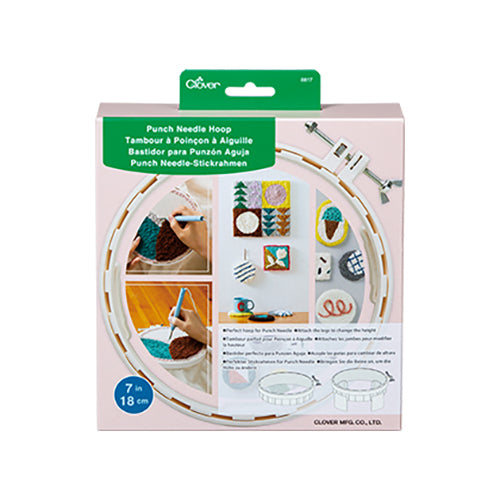 Clover Punch Needle Hoop <18cm> main image 0