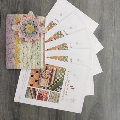 Janie Crow: Cafe au Lait & French Linen Beaded Pouches