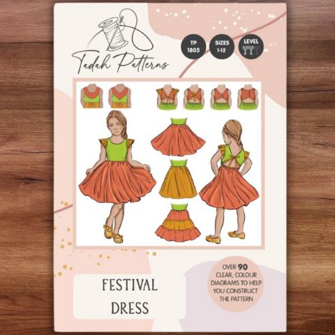 Tadah Pattern: Festival Dress The Handzon Shop Tadah Pattern: Festival Dress The Handzon Shop