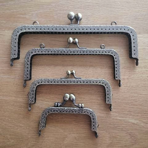 Purse Frames - Antique Brass Square