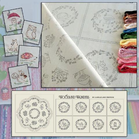 Lilabelle Lane: Woodland Wonders Pre-printed Linen