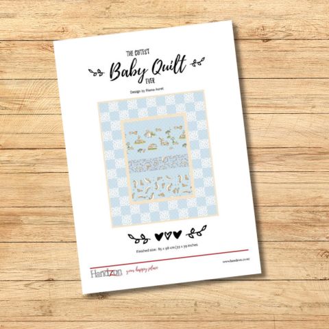 Handzon's The Cutest Baby Quilt Ever Pattern - PDF Download