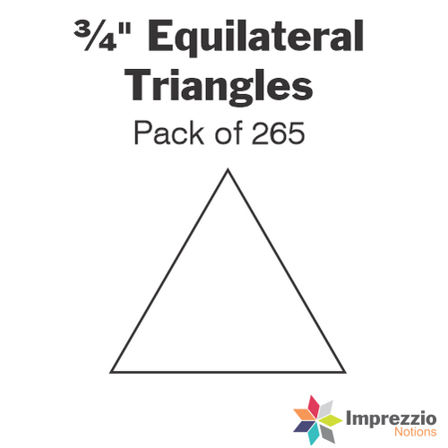 Imprezzio Equilateral Triangle Papers & Acrylic Templates