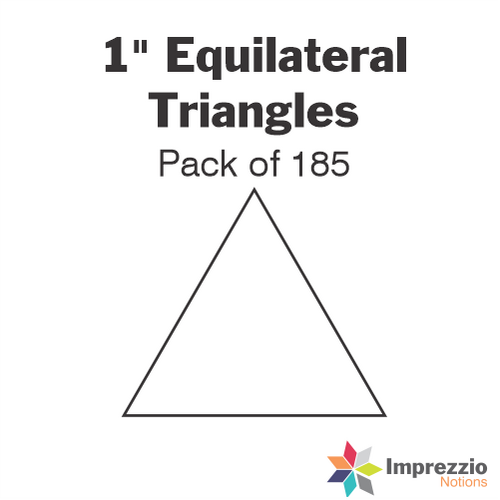 Imprezzio Equilateral Triangle Papers & Acrylic Templates
