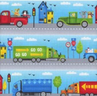 GO GO GO Quilt Kit and Backing Fabric