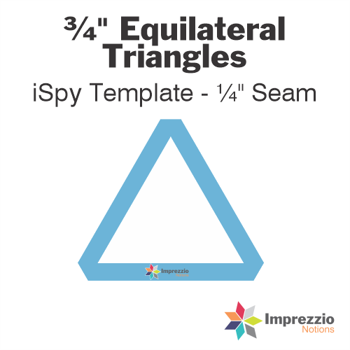 Imprezzio Equilateral Triangle Papers & Acrylic Templates