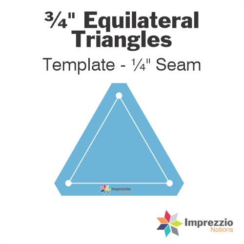 Imprezzio Equilateral Triangle Papers & Acrylic Templates