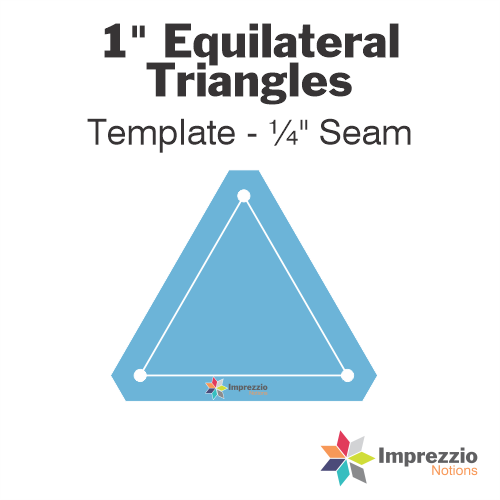 Imprezzio Equilateral Triangle Papers & Acrylic Templates