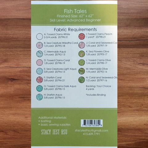 Fish Tales Quilt Pattern