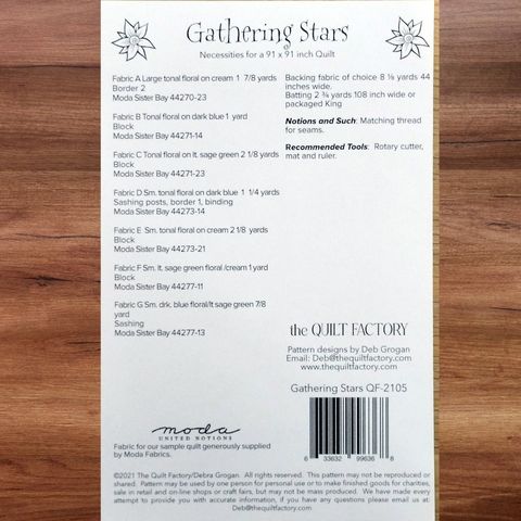 Gathering Stars Quilt Pattern