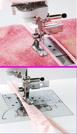 F036N - Brother adjustable zipper & piping foot