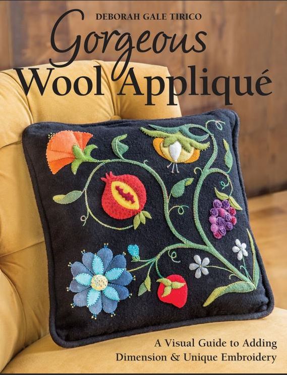 Gorgeous Wool Applique by Deborah Gale Tirico