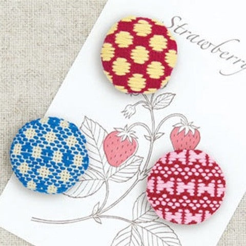 Kogin Button Kit - Red