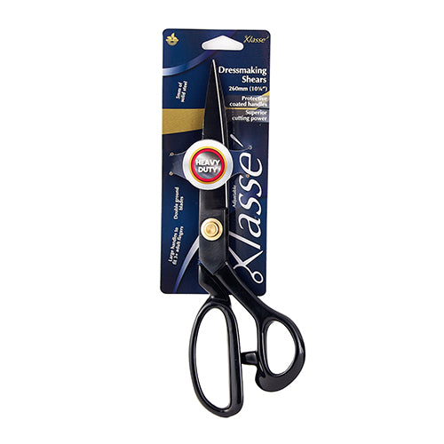 Klasse Pro Dressmaking Shears 10.25" (260mm) Black Steel