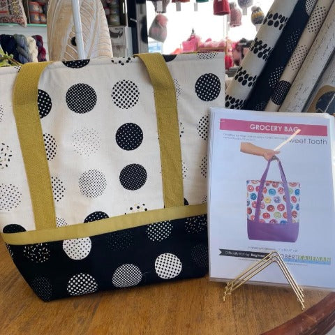 Grocery Bag Pattern from Robert Kaufman