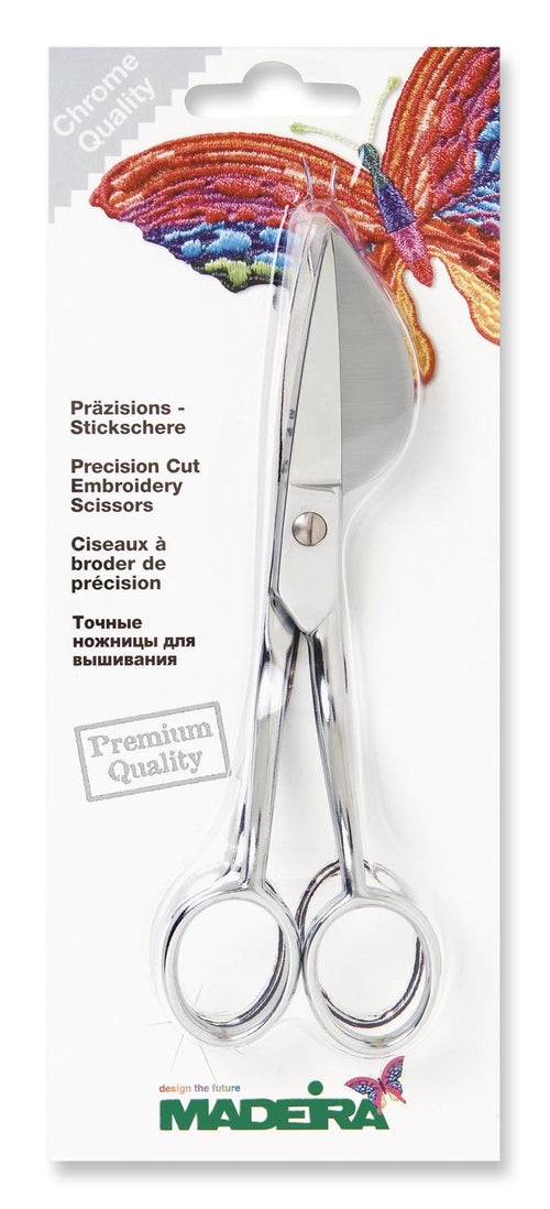 Madeira Precision Cut Embroidery Scissors 6" (Duck Bill)