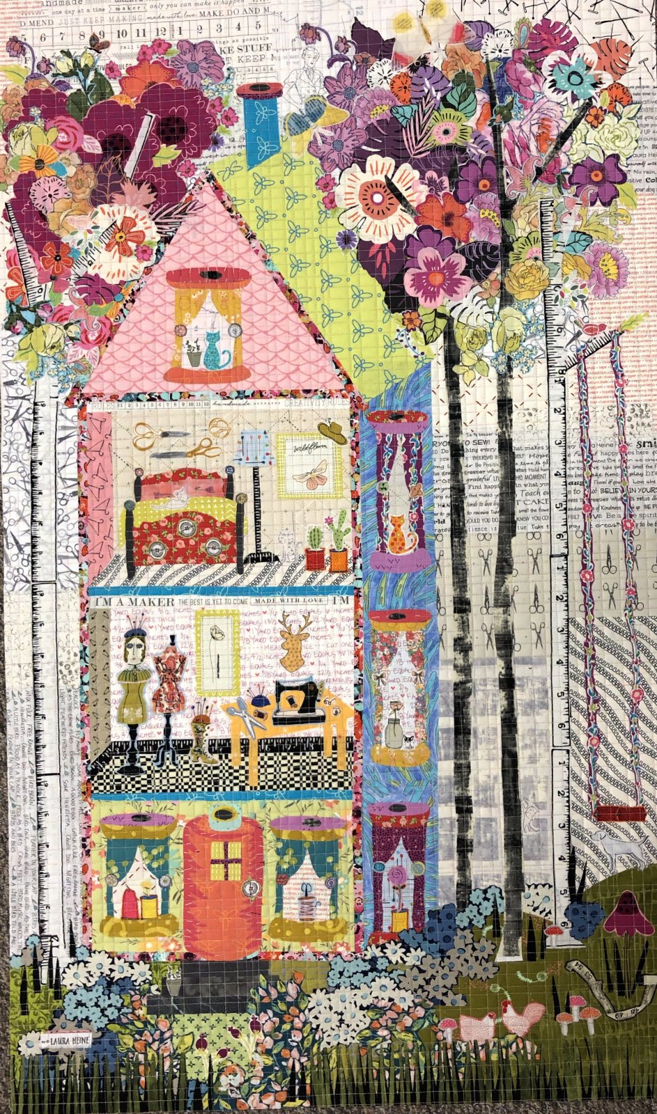 Laura Heine - The Quilt Studio Collage