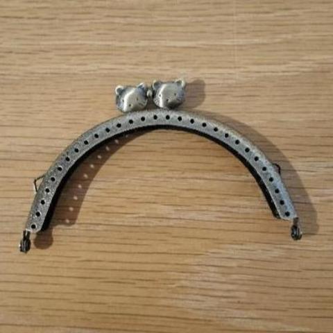 Purse Frames - Antique Brass Round