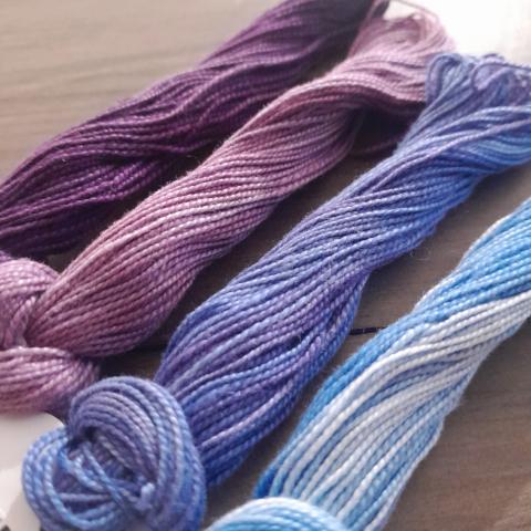 House of Embroidery Pearl 8 - Blues & Purples