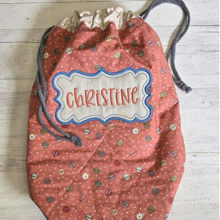 Draw String Bag Pattern -  - The Handzon Shop