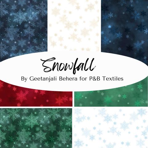 Snowfall by Geetanjali Behera for P&B Textiles