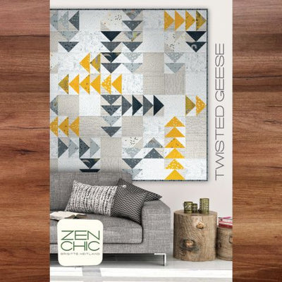 Zen Chic - Twisted Geese Quilt Pattern