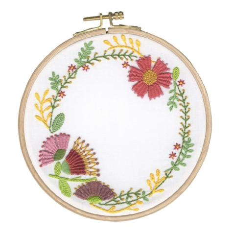 DMC Embroidery Kit: Autumn Flowers