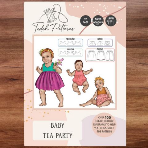 Tadah Pattern: Baby Tea Party Dress