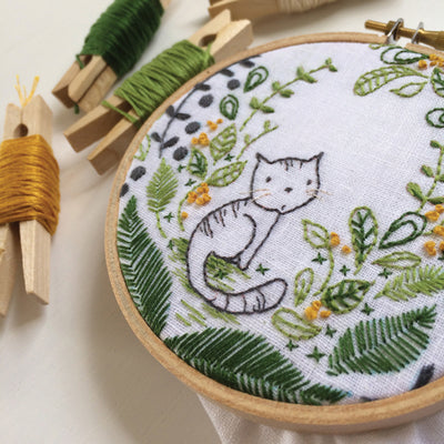 Cinderberry: Purrfect Pattern & Pre-printed Linen