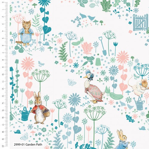 Peter Rabbit by Beatrix Potter for Visage Textiles