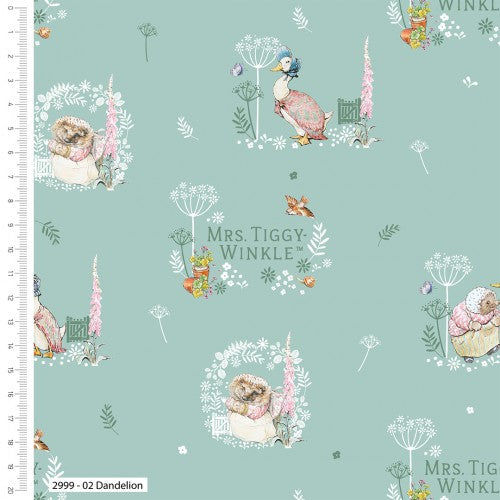 Peter Rabbit by Beatrix Potter for Visage Textiles