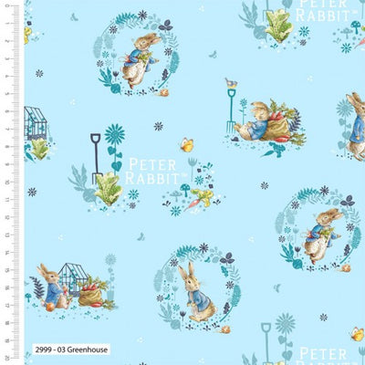 Peter Rabbit by Beatrix Potter for Visage Textiles