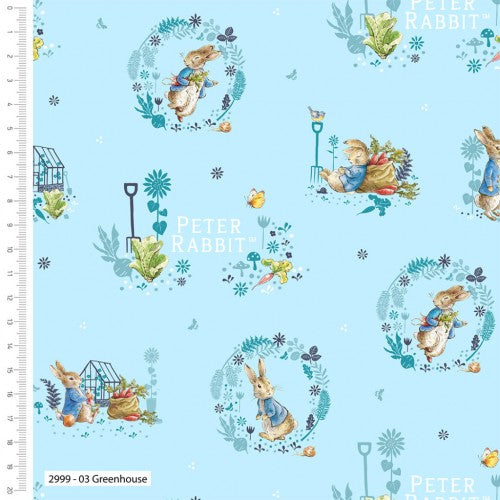 Peter Rabbit by Beatrix Potter for Visage Textiles