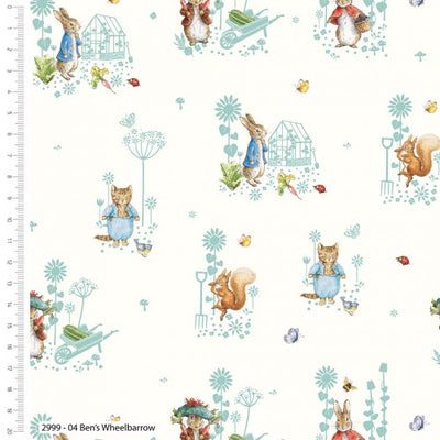 Peter Rabbit by Beatrix Potter for Visage Textiles