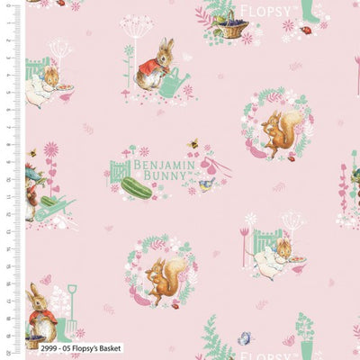 Peter Rabbit by Beatrix Potter for Visage Textiles