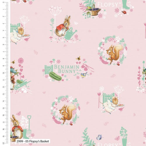 Peter Rabbit by Beatrix Potter for Visage Textiles