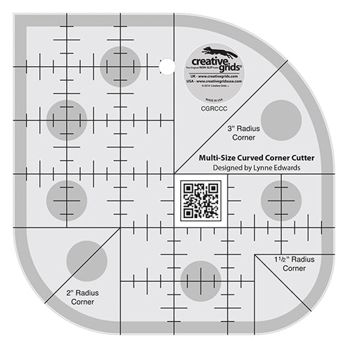 Creative Grids Non-Slip Multi Size Curved Corner Cutter