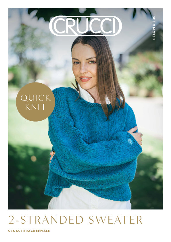 Crucci 2225 - 2 Stranded Sweater