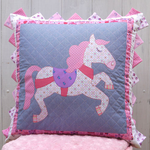 Claire Turpin Design - Pony Parade Applique Cushion Pattern