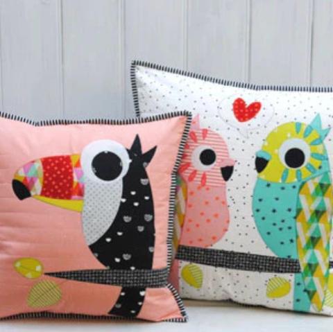 Claire Turpin Designs - Tweets Cushion Pattern
