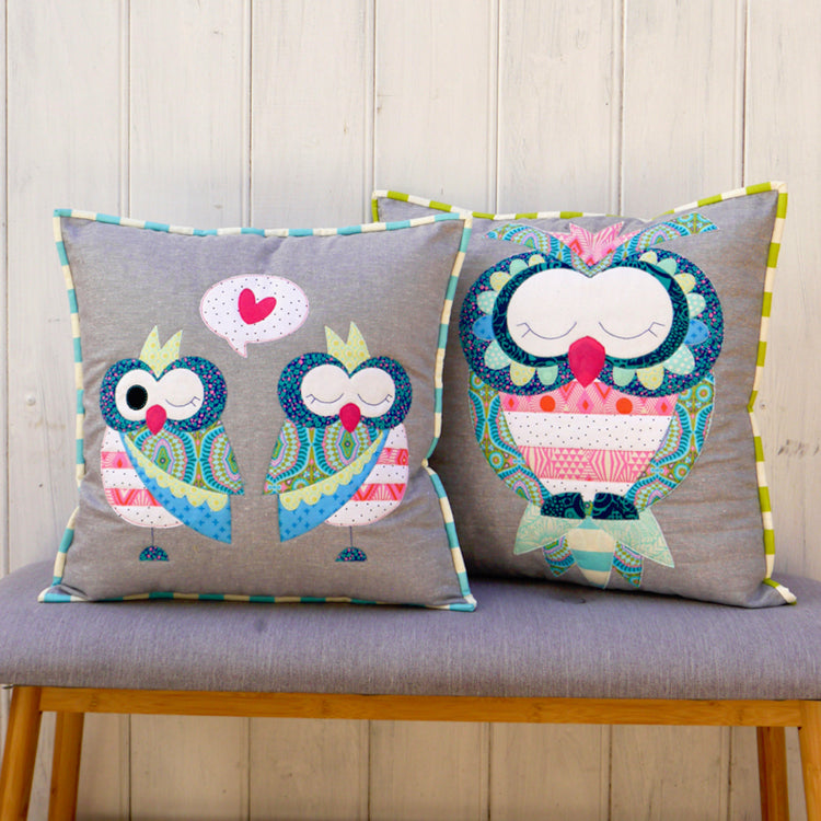 Claire Turpin Design - Night Owls Cushion Pattern