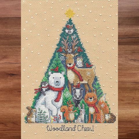 Dimensions Gold Collection Embroidery Kit - Woodland Cheer