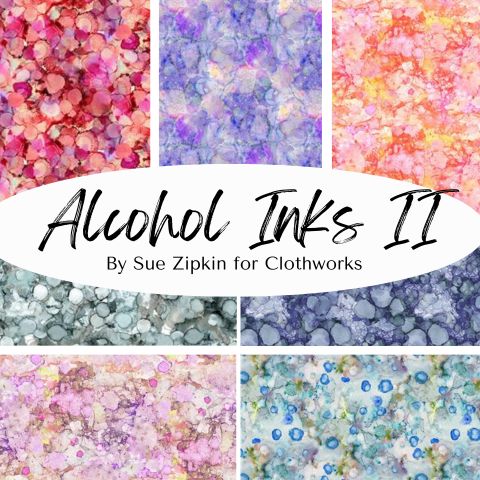 Alcohol Inks II by Sue Zipkin for Clothworks